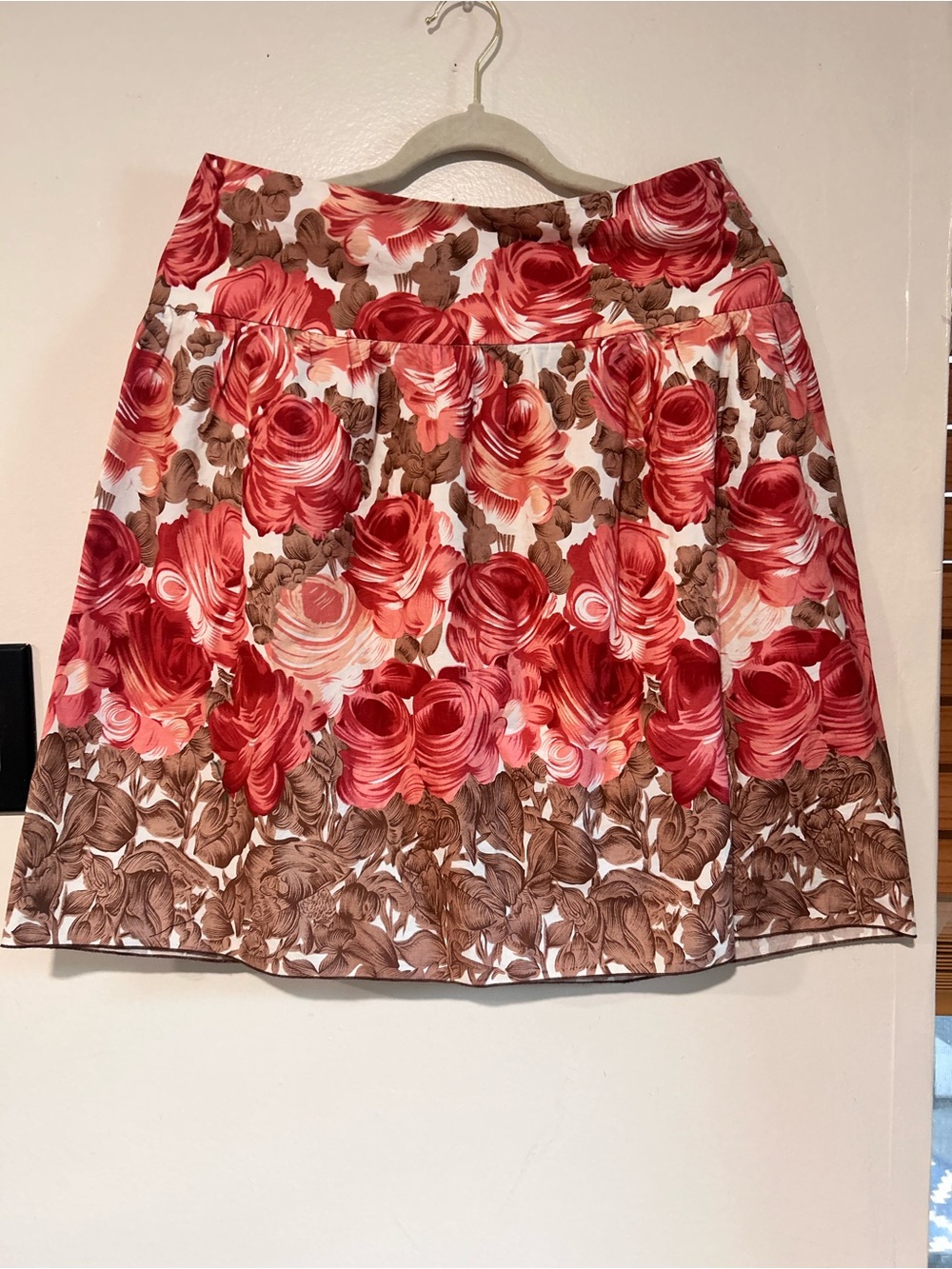Speechless Y2K Rose Floral Skirt Size 5 100% Cotton A-Line